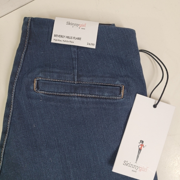 Skinnygirl Jeans New Skinny Girl Jeans Beverly Hills Flare Dark